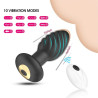 AnalTech Plug Vibrant Threaded 8 x 3.5cm